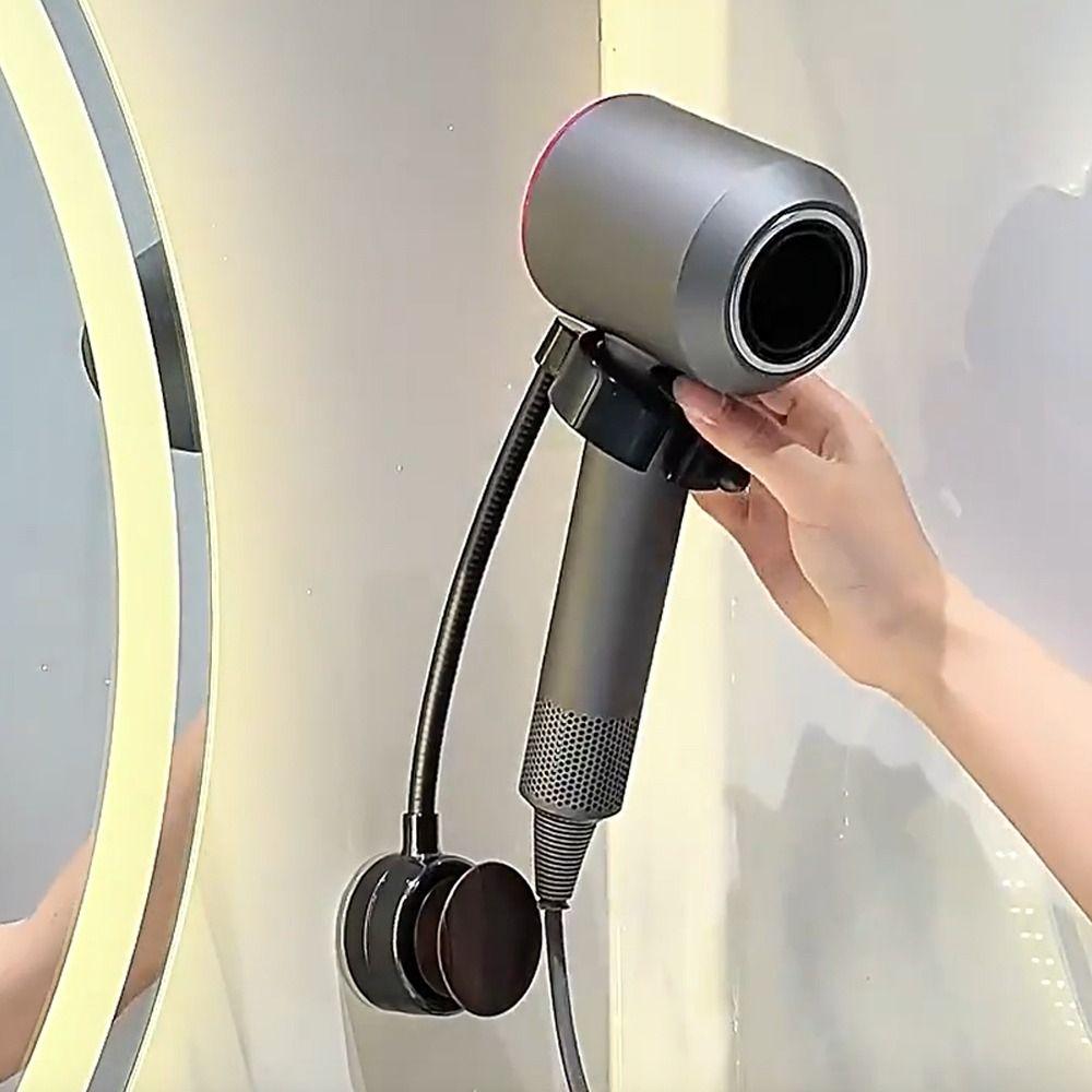 Rotatable Hairdryer Stand Holder Adjustable Lazy Hair Dryer Stand Hair Dryer Organizer  Salon