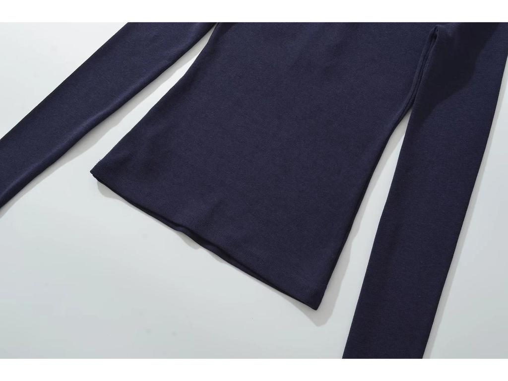 2025 Slim-Fit Women's Spicy Henley Long-Sleeve T-Shirt – Versatile, Flattering Base Layer