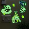 3Pcs/set Star Panda Balloon Decals Balloon Panda Wall Stickers  Home Decoration