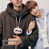 Bananain 506H Faux Lamb Wool Couple Pajama Set