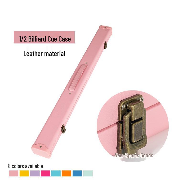 Professionelle zweiteilige Billard Queue Tasche, Ultra-Leicht Kunststoff Stahl, Zwei-Schlitz Design