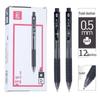 Deli S06 Retractable Gel Pen 0.5mm Black (24 Pens)