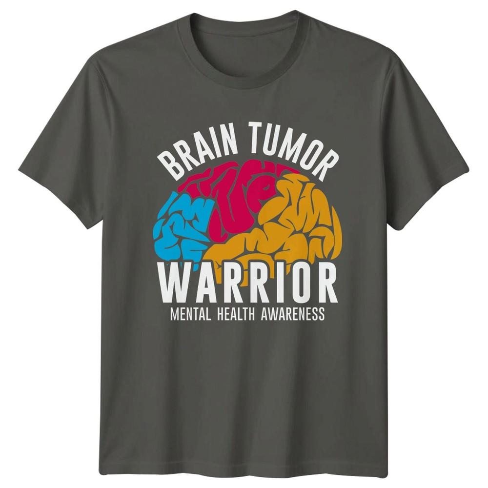 Brain Tumor Warrior TShirt Unisextal Health Awareness Gift For Him And Her