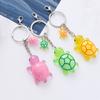 Portachiavi Pendente Tartaruga 3D Luminosa Cartone Animato Ciondoli Animali Carini Anello Portachiavi Accessori Decorazione Zaini Squisiti Regali