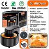 Smart Touch Air Fryer: Multi-functional Large Capacity Electric Oven with Visible Screen