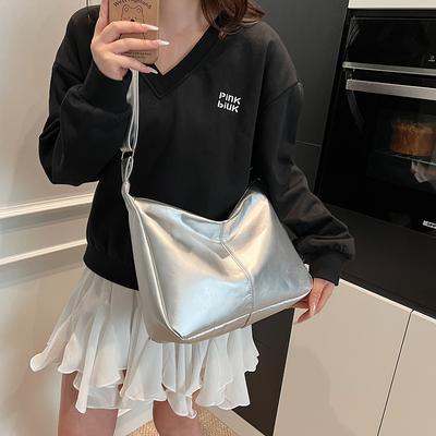 Large Capacity Bag Women's Bag 2025 New Trendy Winter Retro Versatile Tote Bag Fashion Casual Shoulder Messenger Bag
