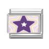 Fashion Purple Charm Heart Cat Rabbit Star Flower Eyes Moon Italian Charm Links Fit 9mm Stainless Steel Bracelet DIY Making Gift