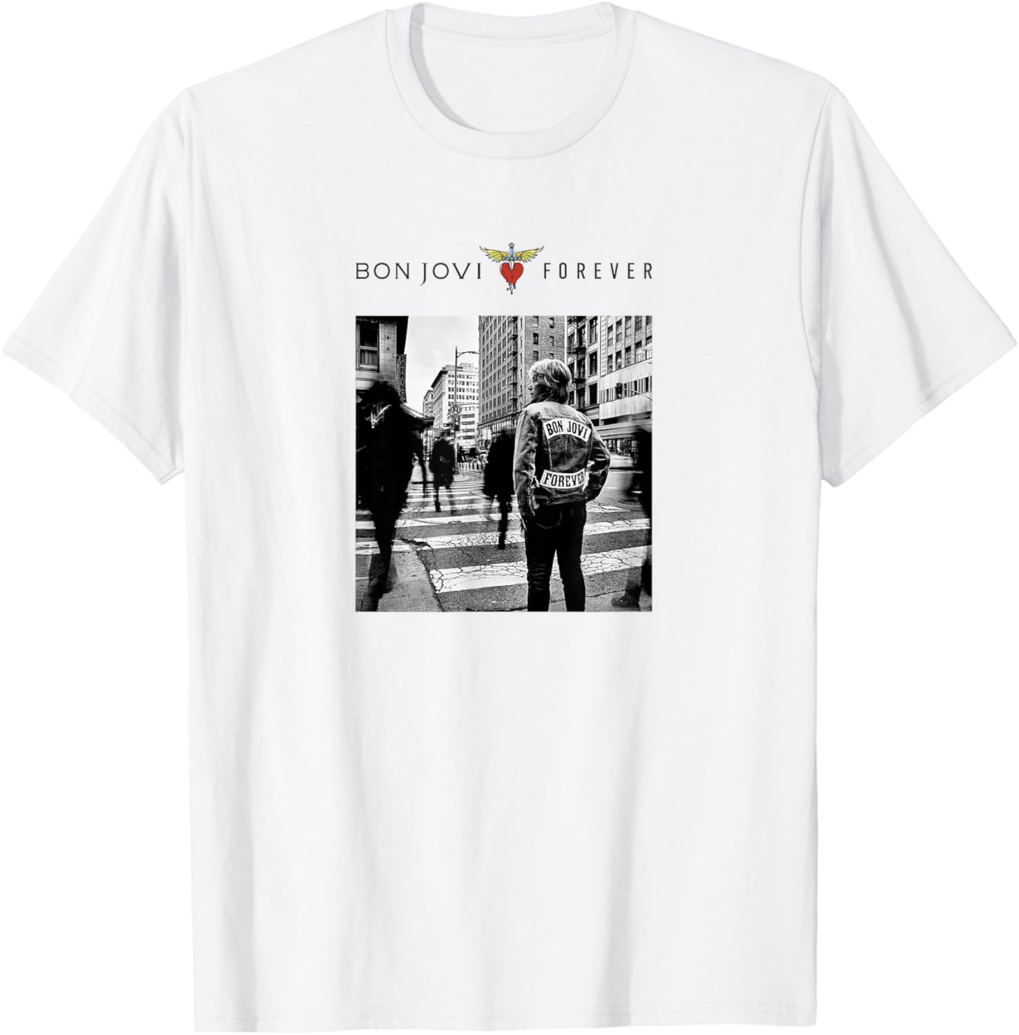 Bon Jovi Forever Band Graphic T-shirt XXXL