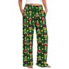 Women's Christmas Pajama Bottoms Funny High Waist Sleep Pants for Holiday