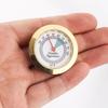 Messing Analoges Hygrometer Feuchtigkeitsmesser Für Humidore 43 Mm Hohe Genauigkeit Mechanischer Feuchtigkeitsprüfer Box Geige