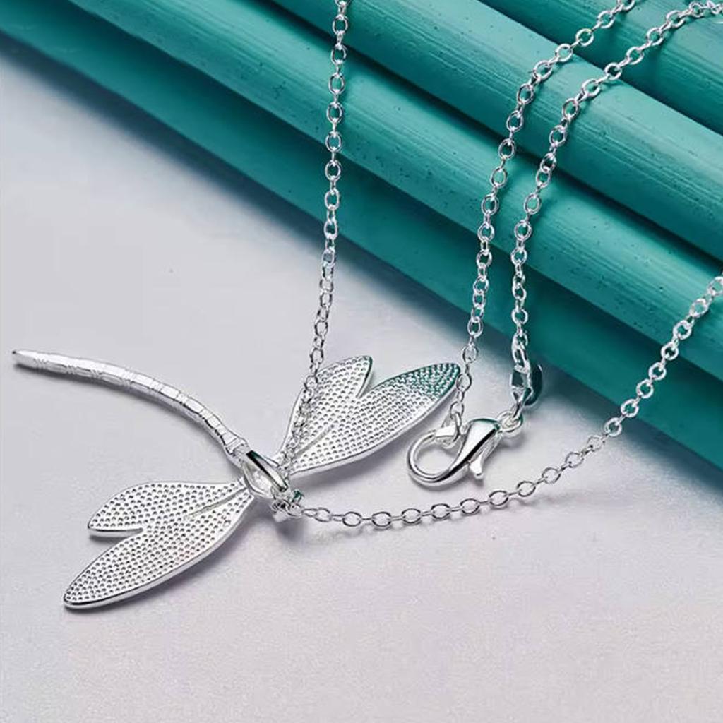 Kupfer 40-75cm Kette Großer Libellenanhänger Halskette Für Frauen Hochzeit Verlobung Party Modeschmuck