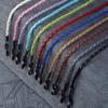 Thick Twist Solglasögon Läderrep Kedja Glasögon Flätade glasögon Halsband Utomhussport Halkfria glasögontillbehör