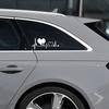 16.6Cm*7.2Cm Autism Heart Beat Lifeline Creative Car Decals Car Window Personality Decorative Accessories Car Styling Decals