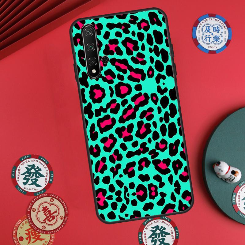 CAMOUFLAGE LEOPARD PRINT For Huawei Nova Y73 Y72 Y90 Y70 Y60 Y91 Y61 12s 12i 11i 8i 9 10 SE P40 Lite P60 P30 Pro Case