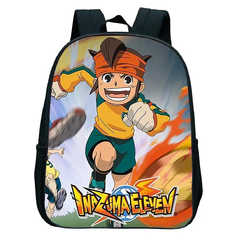 Inazuma Eleven Go School Bags Toddler Boy Lightweight Kindergarten Backpack Kids Girls Orthopedic School Bags Anime Mochila Gift
