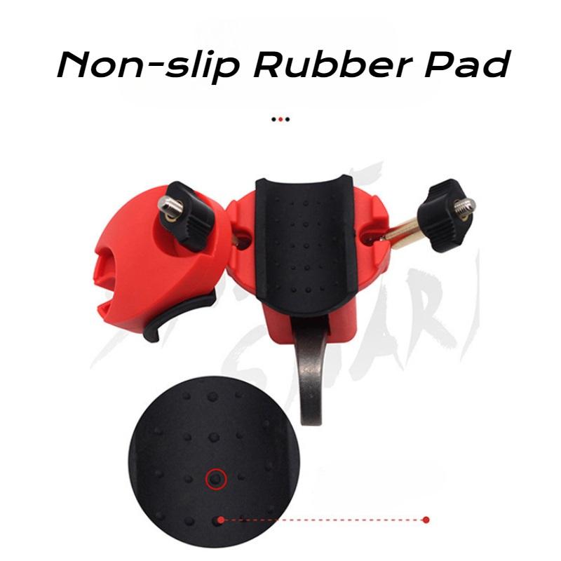 1PC Rod Holder Boat Fishing Bracket Card Holder Boat Fishing Rod Accessories Clamp Tail Battery Rear Hanging Fishing Supplies