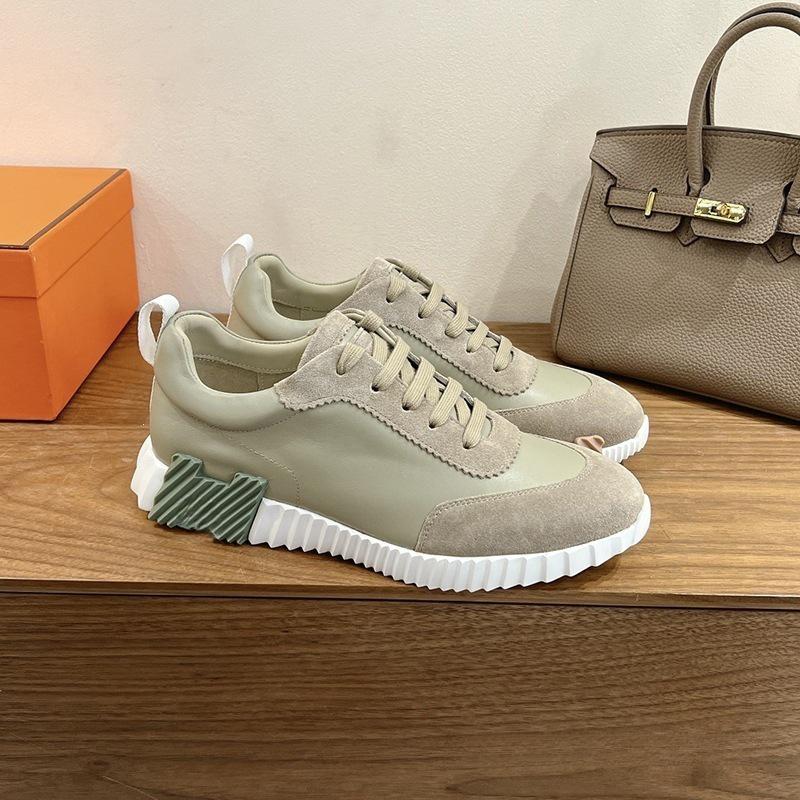 H Family Unisex Genuine Leather Lace-up