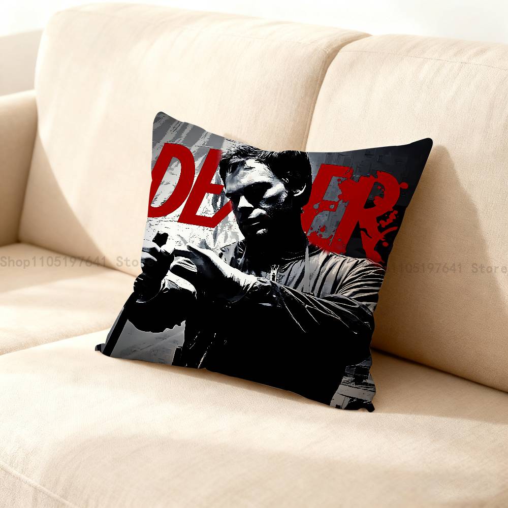 D-Dexter Morgan Kissenbezug Kissenhülle Heimdeko Geburtstagsgeschenk Kissenhülle