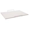 Fireclay pizza stone with stand, 2 pieces