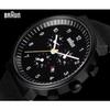 Braun Herren Quarz Chronograph Uhr BN0035BKBKG Mit Lederarmband