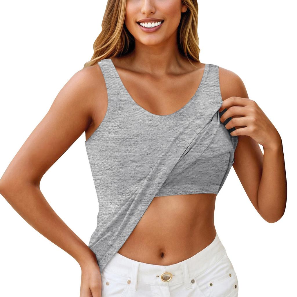 Women's Nursing Tank Top Soft, Breathable, Easy Access Breastfeeding Camisole Sleeveless Maternity Wear for Comfort & Style