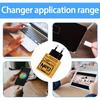 145W Quick Charge Fast Phones Charger PD USB Charger Adapter3 Ports EU/US/UK Plug Wall Adapter For iPhone Xiaomi Samsung
