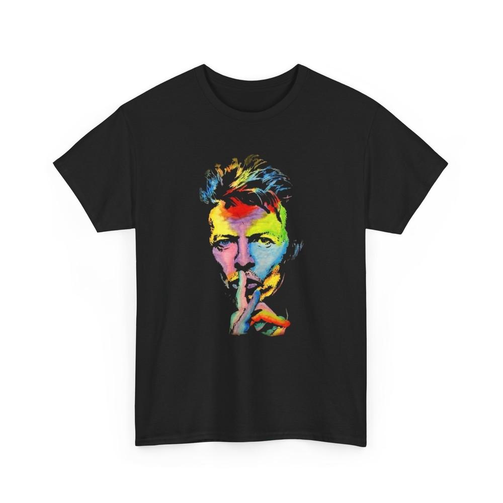 David Bowie Art Unisex Tee, Music Lover Graphic Tee, Rock Band Fan Shirt
