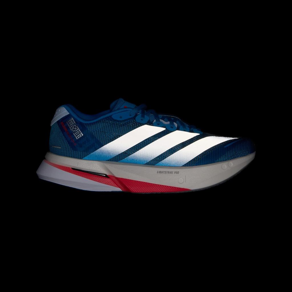 adidas Adizero Boston 13 JR4867 Women's Performance Sports Shoes Solar Blue / Silver Metallic / Dark Solar Blue