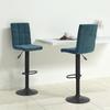 VidaXL Set of 2 Bar Stools, Pub Chair, Bistro Seat, Furniture for Dining Room Kitchen Living Room Home Interior, 335767