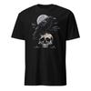 Skull and Crow Shirt Black Raven Skull Occult Gothic T-Shirt Size S-3XL Gift Tee