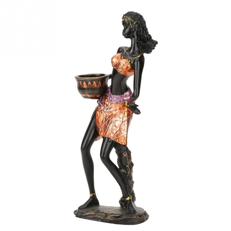 #1 Birthday Wedding Gift Special African Girl Resin Figurine Model Statue Decor Decoration #1 Birthday Wedding Gift Special African Girl Resin Figurine Model Statue Decor Decoration