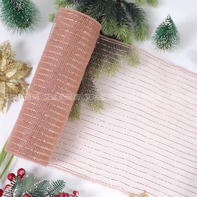 Influencer DIY Mesh Christmas Tree Ribbon & Bow Decoration
