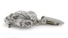 Dachshund Wire-haired, Wiener dog, Badger dog – Brooch with a clip, holder for a start number – Design 01 | Art-Dog