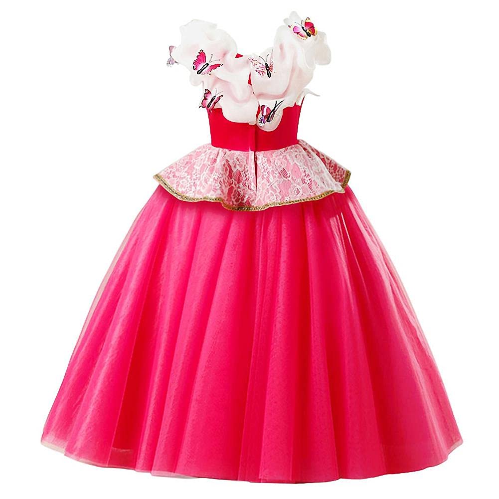 Princess Princess Party Bright Ages Skirt Only [Dressy Daisy] Aurora-style Dress, Halloween, Christmas, Costume, Pink, 5-6,