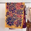 Double-Sided Imitation Cashmere Printed Scarf Women'S Warm Thickened Fringed Scarf Flower Blooming Rich Long Fashion Versatile Shawl