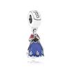 New copper Classic Princess Dress Castle Exquisite Charm Bead Pendant, Suitable for Authentic Bracelets Do It Yourself Womens Jewellery