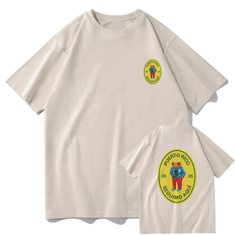 Debi Tirar Mas Fotos This Tshirt 2025 Bad Bunny New Album Men/women Clothing Harajuku Clothes Unisex Cotton Graphic T Shirts Top