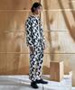 Is Baggy Pants Flower Print_White