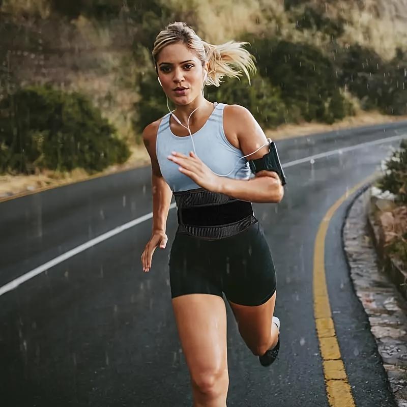 1PC adjustable sports belt, breathable mesh upgraded double pull rope sports belt, suitable for men and women, suitable for sports, fitness, etc