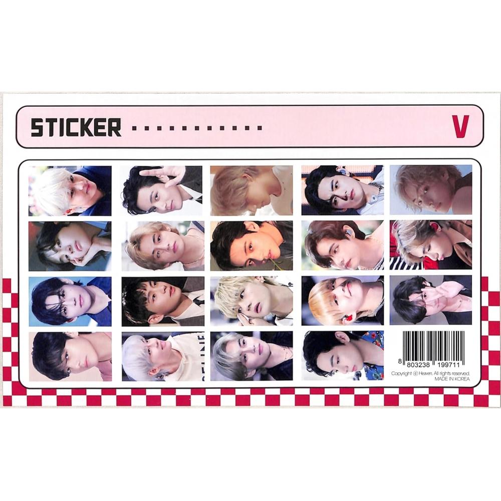 Unbranded 2026 2027 Desktop Calendar + 1 Sticker Set Bts V Teahyung