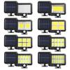 56LED Induction Wall Lamp Waterproof Split Solar 100COB Separated Human Body Induction Courtyard Lamp Garage Lamp