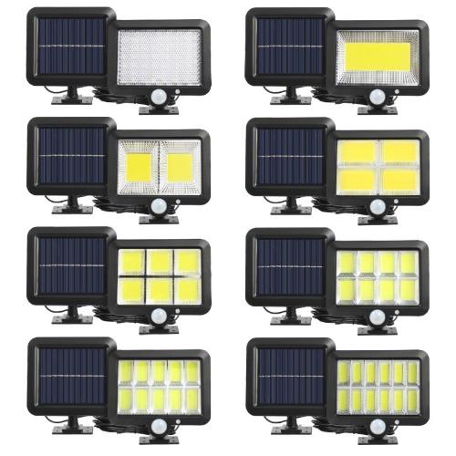 56LED Induction Wall Lamp Waterproof Split Solar 100COB Separated Human Body Induction Courtyard Lamp Garage Lamp