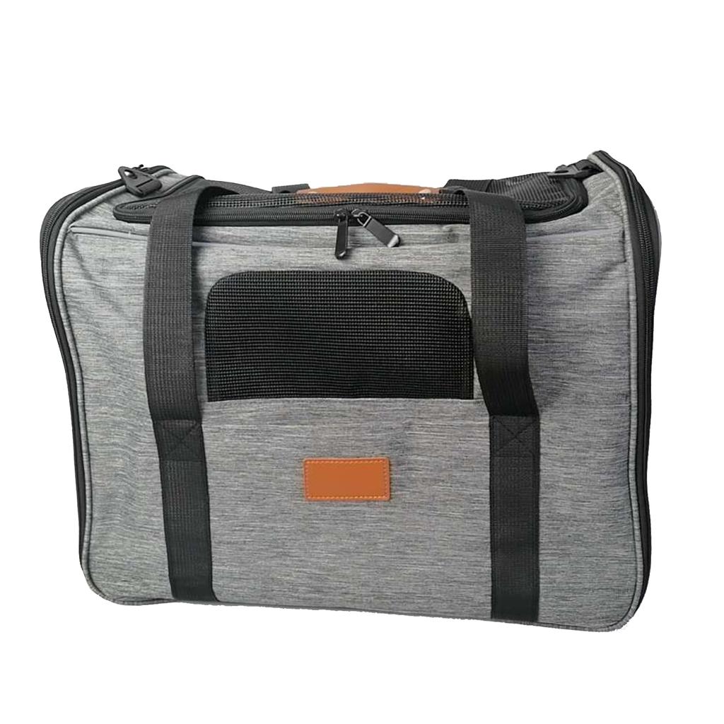 Katzentragetasche Atmungsaktiv Faltbar Haustiertransportboxen für Hunde und Katzen mit Schultergurt Freihändig