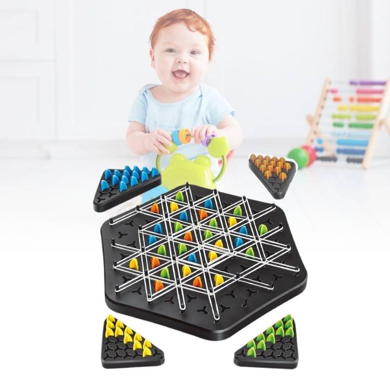 Colorful Chain Chess Set For Kids Smart Play Enhancing Visual And Cognitive Skills
