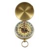 G50 Copper Luminous Flip-Top Compass: Outdoor Multi-functional Metal Compass in Pocket Watch Style