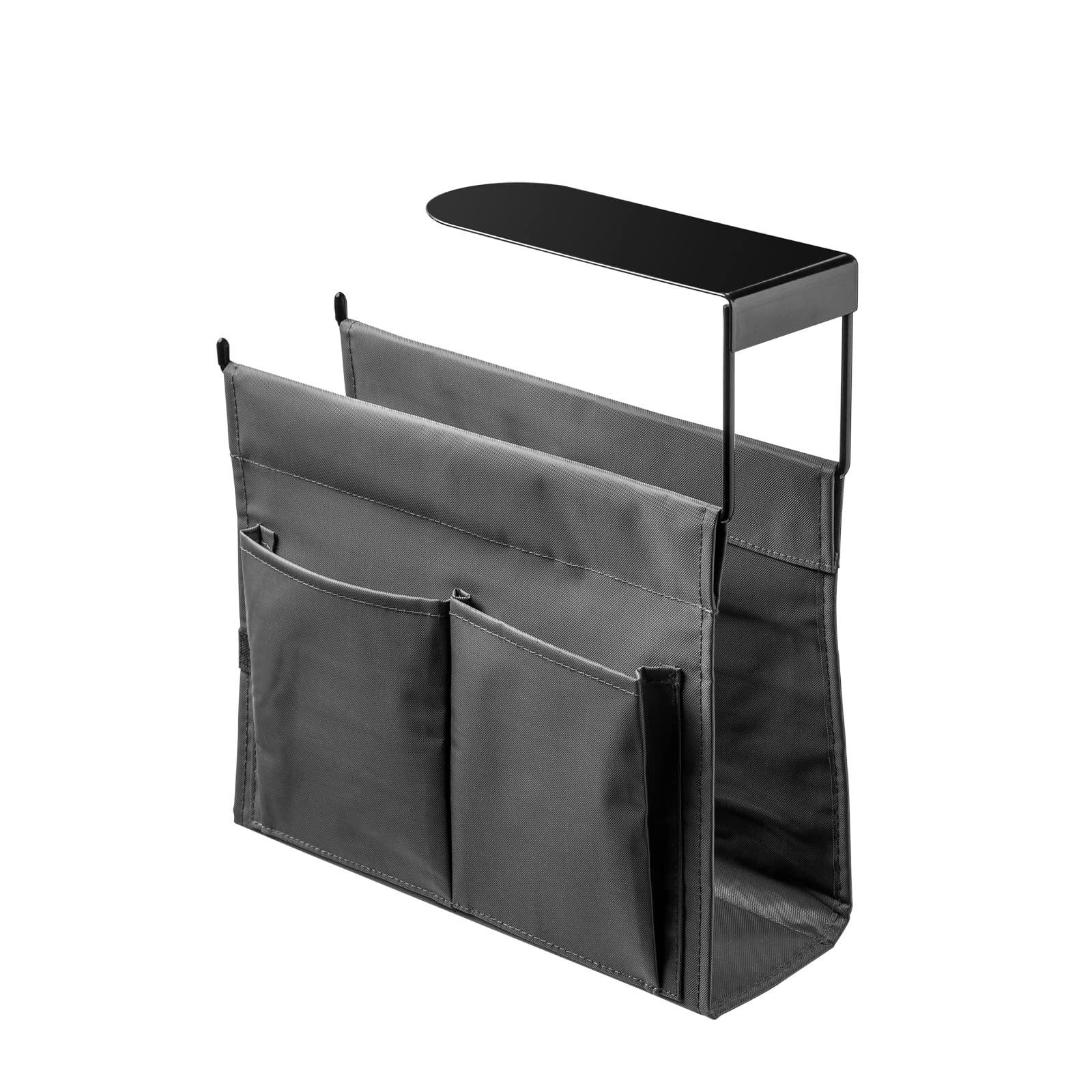 

Hachibanya Hanging Box, A4 Compatible, Hanging Rack, Portable, Tablet Storage, Under-Desk Storage, Magazine Rack, Tablet Rack, Hook, Iron, Gray