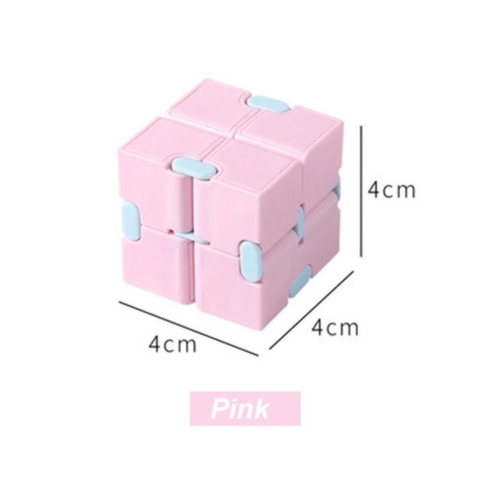 Magic Puzzle Cube Anti-Stress Relief Toy For Adults & Children With Special Needs Funny Infinite Flip Sensory Xmas Gift