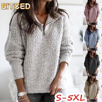 Damenmode, lässig, einfarbig, langärmelig, Blusen und Hemden