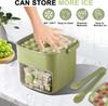 48-Cube Ice Maker Maker Cover Storage Box Popular Food Grade Plastic Refrigerator Ice Cube Mold Tool with Easy Press Cap