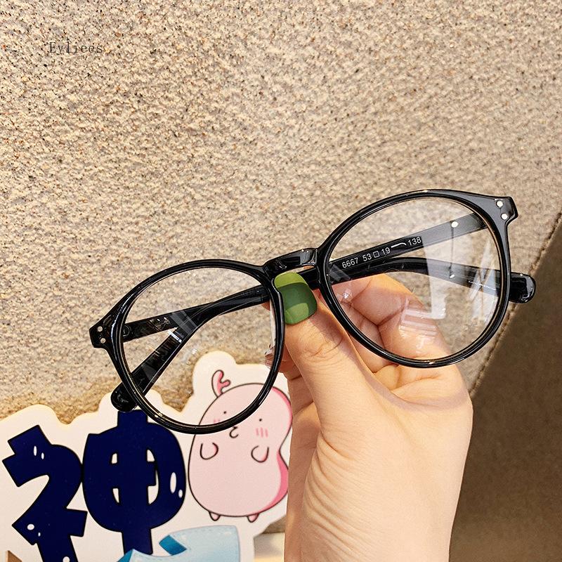 Women's Myopia Glasses Leopard Frame Prescription Anti Blue Light Computer Glasses Korean Style Large Frame gafas hombre